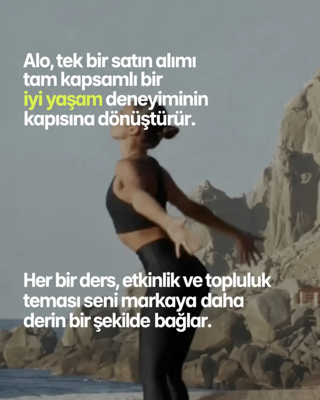 Alo lifestyle sahnesi