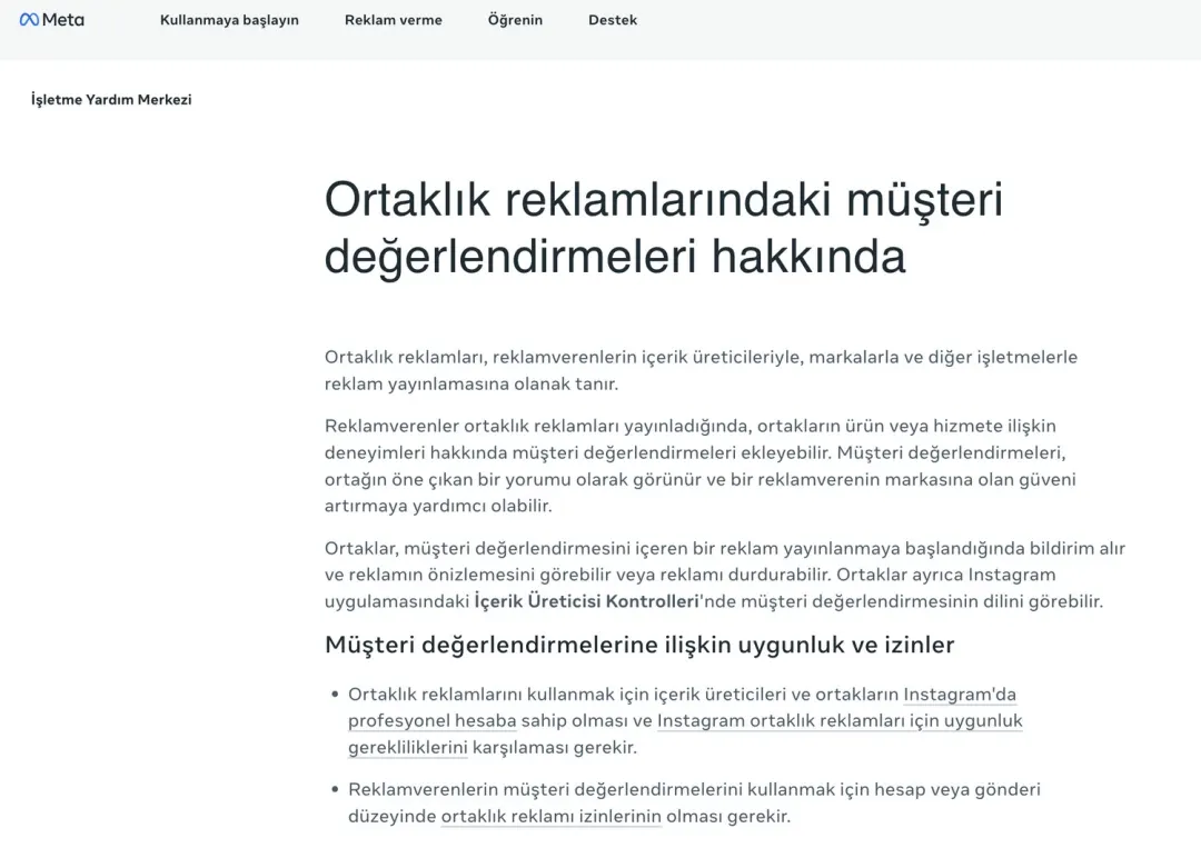 Ortaklık reklamları
